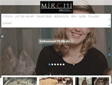 Tablet Screenshot of mirchi.no